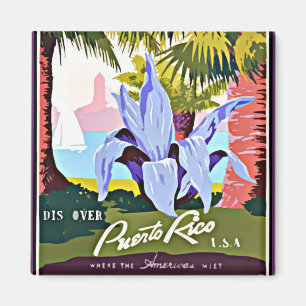 Ontdek Puerto Rico, ontwerp Magneet
