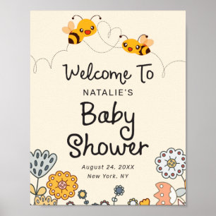 Ontdek wat het zal zijn onthullen Baby shower Welk Poster