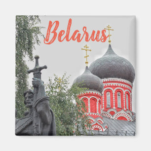 Ontdek Wit-Rusland Kerk Architectuur Sky Magnet Magneet
