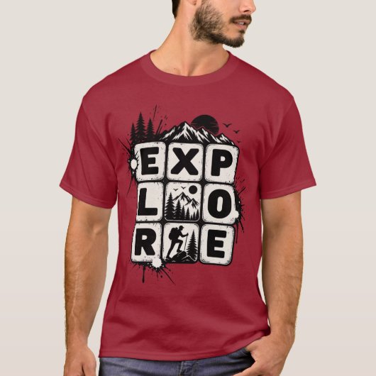 ontdekken t-shirt (Voorkant)