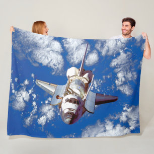 ONTDEKKING VAN DE AMERIKAANSE SPACESHUTTLE FLEECE DEKEN