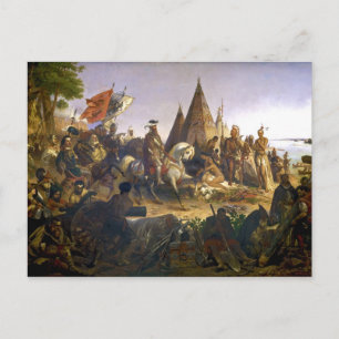 Ontdekking van de Mississippi door William H. Powe Briefkaart