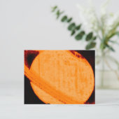 Ontdekking van een donkere aurorale ovaal op Satur Briefkaart (Staand voorkant)