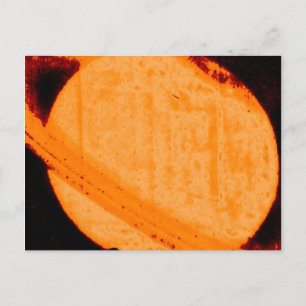 Ontdekking van een donkere aurorale ovaal op Satur Briefkaart