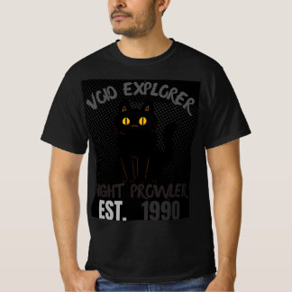 Ontdekkingsreiziger in de Leegte Nachtdief Zwarte  T-shirt