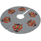  ontdooide polyesterboomrok kerstboom rok (Gekanteld)