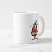 Ontevreden Kerstman Extra Grote Beker (Voorkant rechts)