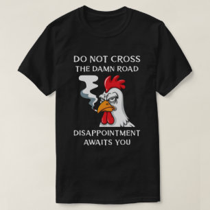 Ontevreden kip adviseert je t-shirt
