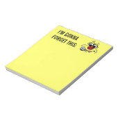 Ontevreden werknemer Face Grumpey Notitieblok (Gedraaid)