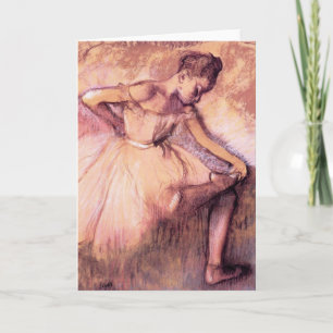Ontgas het Roze Wenskaart van de Ballerina Kaart