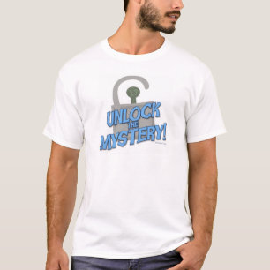 Ontgrendel het mysterieuze grappige boek Slogan De T-shirt