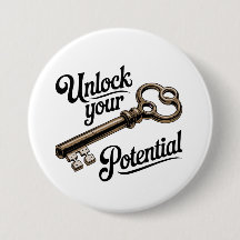 Ontgrendel Je Potentieel - Vintage Sleutel Motivat