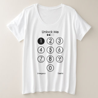 Ontgrendel Mij - Grappige Geek Tech Grote Maat T-shirt