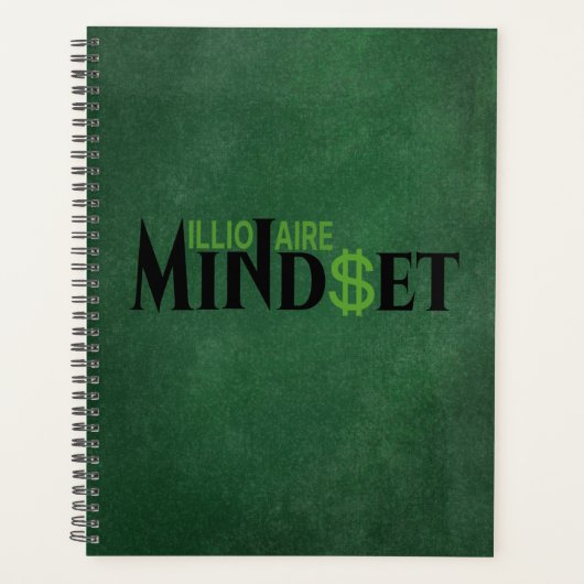 "Ontgrendel uw rijkdom potentieel met de Millionai Planner (Voorkant)