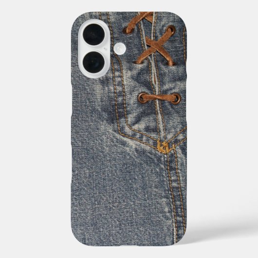 Ontgrendeld denim telefoonhoesje Case-Mate iPhone case (Achterkant)