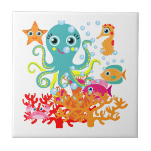 Onthaal aan de Oceaan Tegeltje