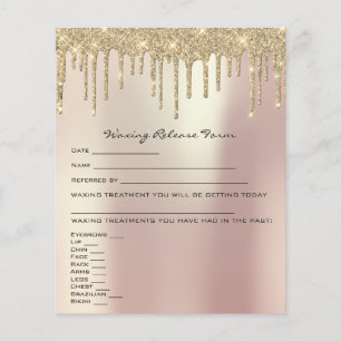 Ontheffingsformulier Harsdepilatie Aansprakelijkhe Flyer