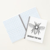 Onthoofd de bij notitieboek (Binnen)