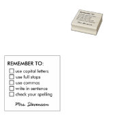 ONTHOUD AAN DE HANDTEKENING VAN DE GRAMMATICA-LEER RUBBERSTEMPEL (Gestempeld)