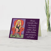 Onthoud altijd die ware schoonheid... - kaart (Voorkant)