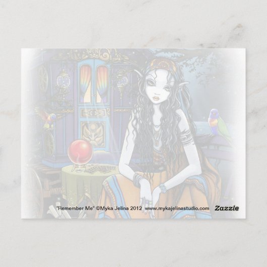 Onthoud dat het Bohemen-Briefkaart van de gipsplaa Briefkaart (Achterkant)