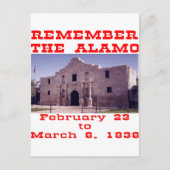 Onthoud de Alamo #001 Briefkaart (Voorkant)