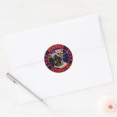 Onthoud de dag van de Veteranen Ronde Sticker (Envelop)