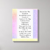 Onthoud de regenboog canvas afdruk (Voorkant)