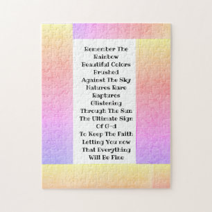 Onthoud de regenboog legpuzzel