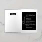 Onthoud het liefdesgedicht folie wenskaart (Buiten Laag)