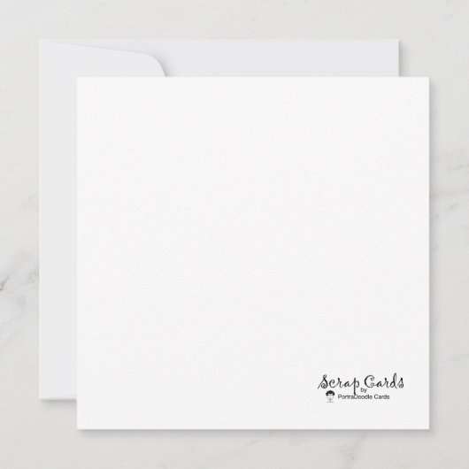 Onthoud het nu platte Wenskaart (Achterkant)