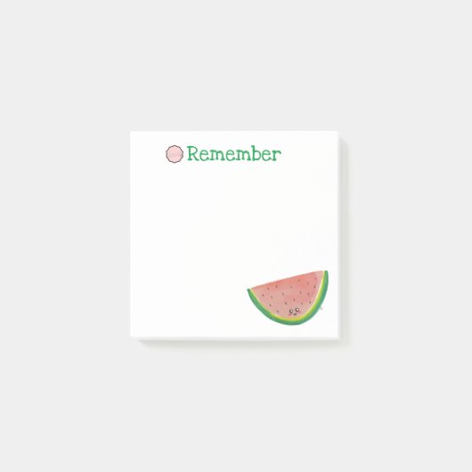 Onthoud, Kawaii Watermelon Post-it® Notes (Voorkant)