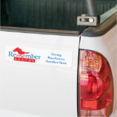 Onthoud me bumpersticker (Op Truck)