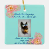 Onthoud mij Memorial Keramisch Ornament (Voorkant)