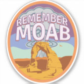 Onthoud Moab Sticker (Voorkant)