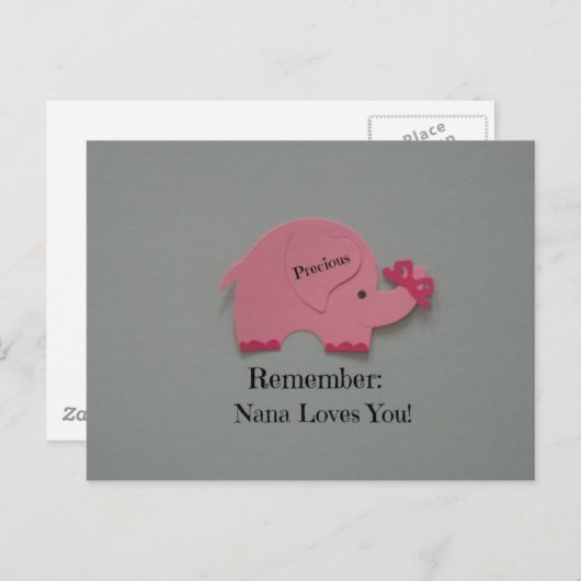 Onthoud: Nana houdt van je! Briefkaart (Voorkant / Achterkant)