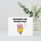 Onthoud onze Gouden Regel Briefkaart (Staand voorkant)