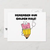 Onthoud onze Gouden Regel Briefkaart (Voorkant / Achterkant)