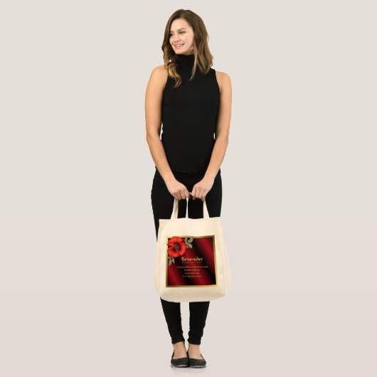 Onthoud Poppy Tote Bag (Voorkant (model))