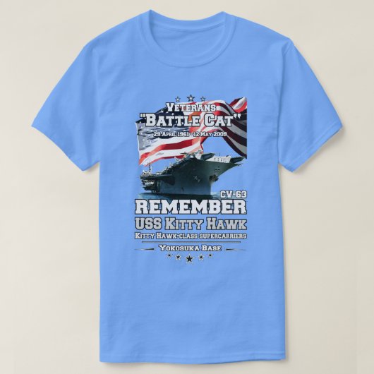 ONTHOUD US Kat Hawk Veterans T-shirt (Design voorkant)