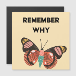 Onthoud waarom Vlinder Magnetische Kaart