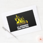 Onthoud Waco Rechthoekige Sticker (Envelop)