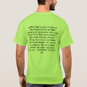 Onthoud wanneer... t-shirt (Achterkant)