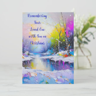 Onthouden van uw geliefde een kerst Kaart