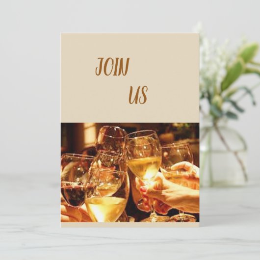 **ONTHOUWINGSFEestJE** UITNODIGING (Staand voorkant)