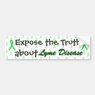 Onthul de waarheid over Lyme ziekte bumpersticker