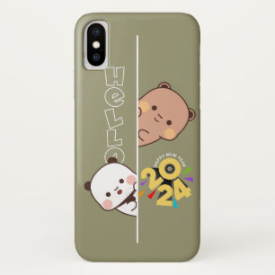 Onthulling Nieuw Jaar 2024 iPhone X Hoesje