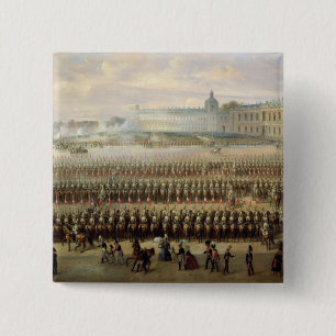 onthulling van het Paul I-gedenkteken in Gatchina Vierkante Button 5,1 Cm
