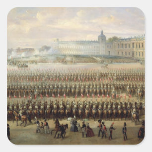 onthulling van het Paul I-gedenkteken in Gatchina Vierkante Sticker