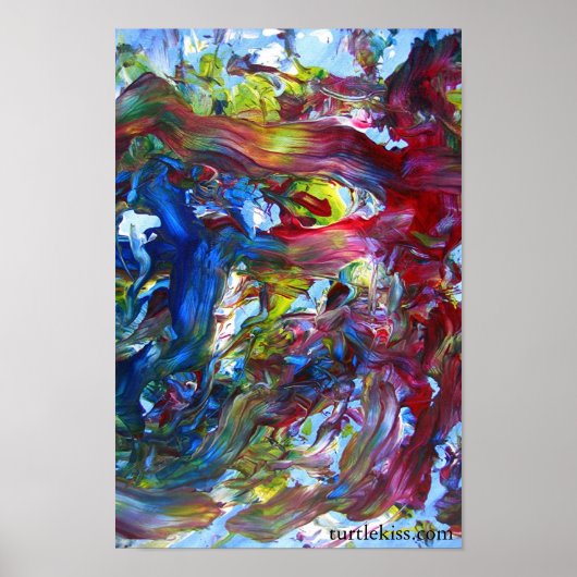 "Ontitelde #9" Druk door Koopa de schildpad Poster (Voorkant)